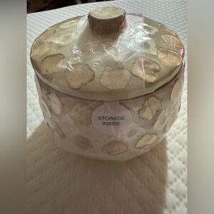 Sonoma Cream Textured Storage Jar